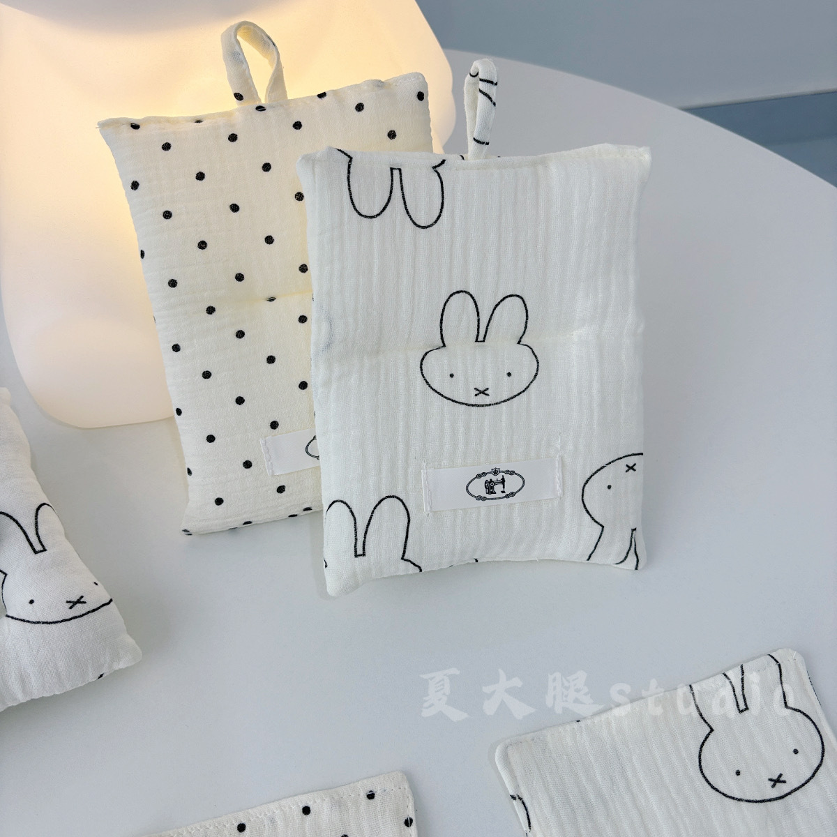 면사 미피 직사각형 코스터 [약 13*17cm]
