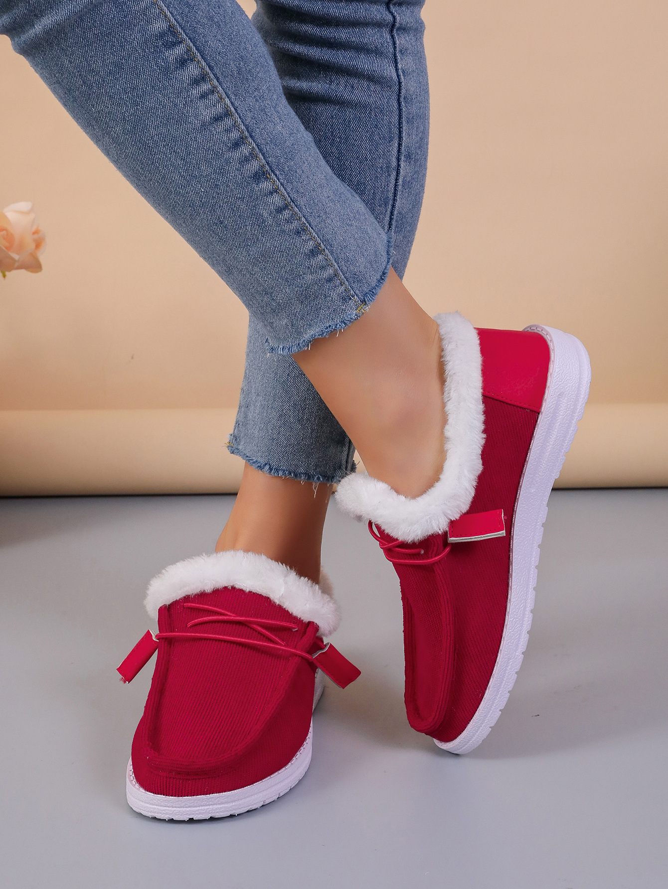Winter Snow Boots For Women With Warm Wool Lining And Thick Sole_voghion.com
