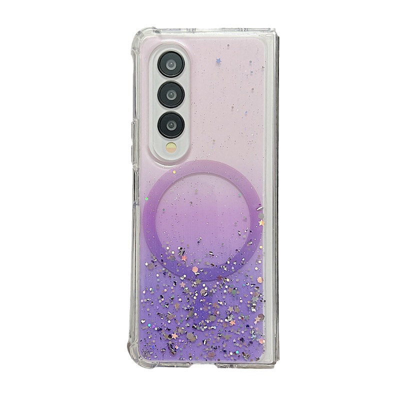 Magnetic Gradient Phone Case For Samsung Z Fold4 And Z Fold3_voghion.com