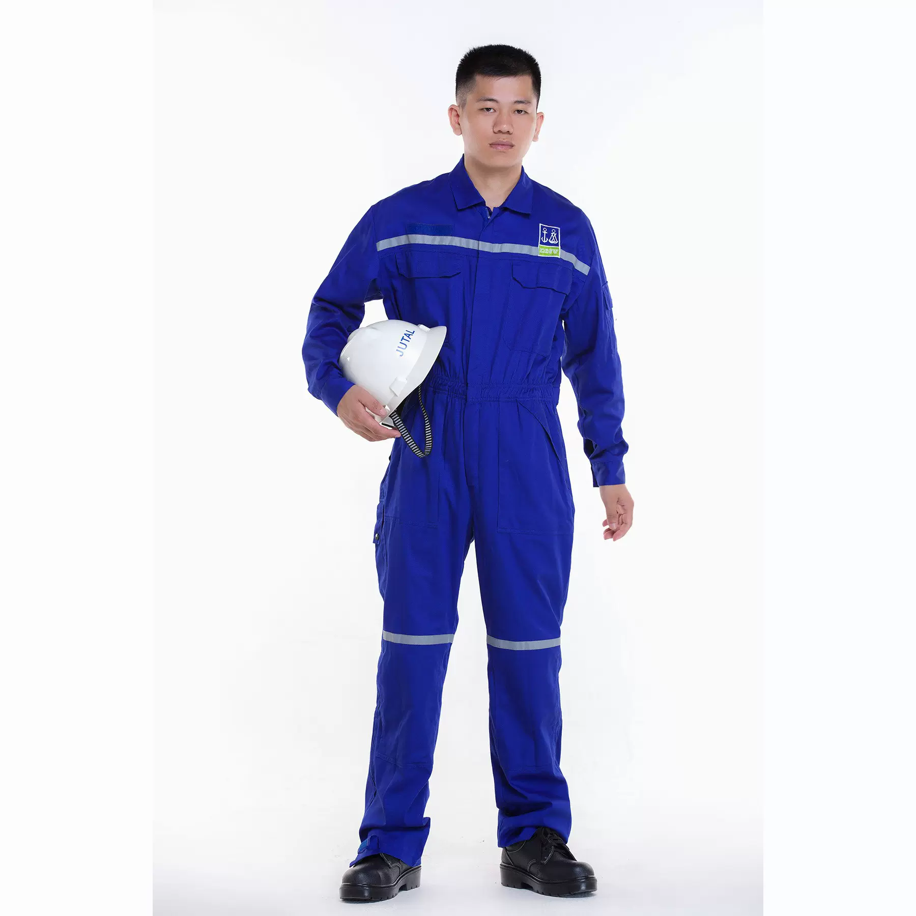 厂家直供阻燃防静电防酸碱三防连体工作服批零售耐磨