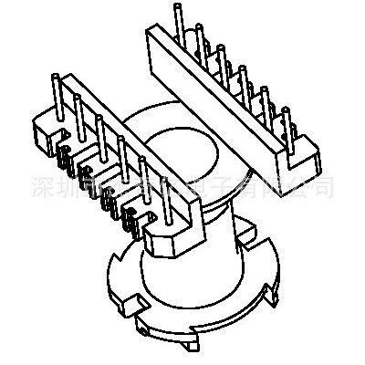 【厂家直销】价格优惠 骨架 ER2834 不带VDE 6+6