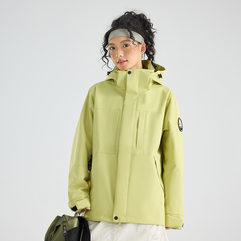 秋冬季冲锋衣防风防水三合一外套可拆卸羽绒内胆登山服定制LOGO字|undefined