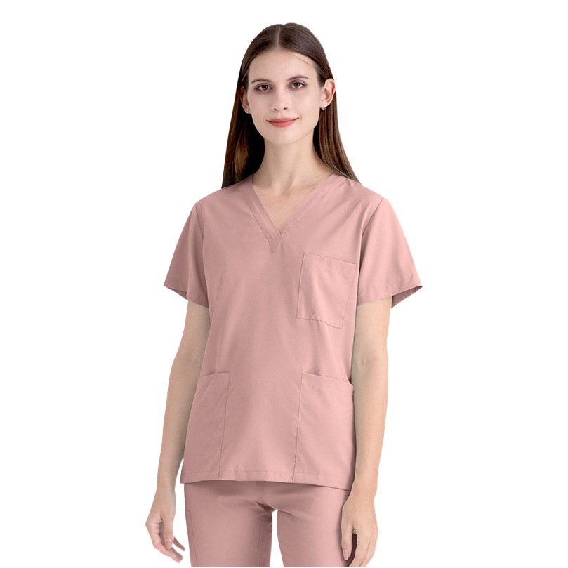 New operating room short sleeve hand washing clothes women's tops work clothes nurse clothes doctor hand washing clothes cross-border Amazon