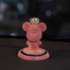 New pink big-headed bear perfume ornaments (with fragrance pieces)