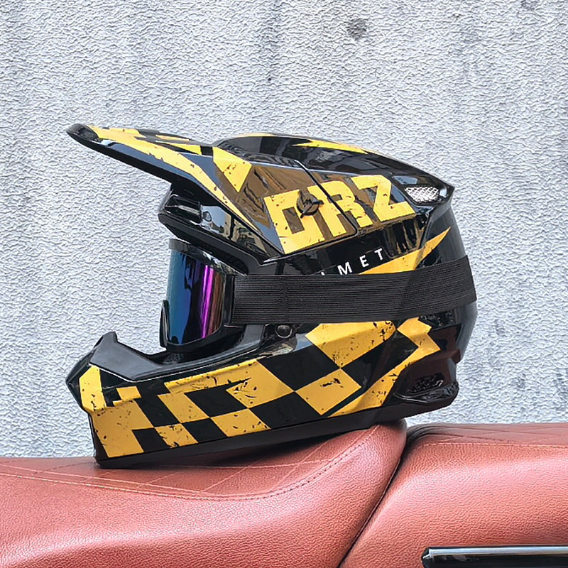 Orz Cross-border todoterreno casco de tres piezas descenso de velocidad carretera forestal bicicleta de montaña casco completo casco de seguridad desmontable juvenil