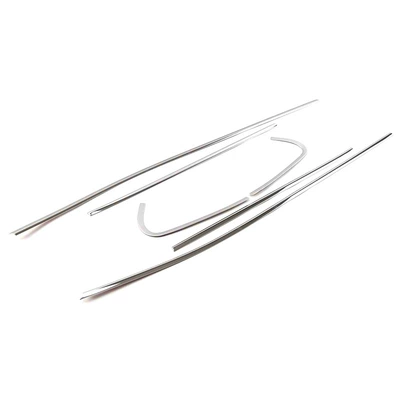 steel window bright strip – Şüşə kənarı xromları/moldingləri - 2018-2023-camry-silver-10-full-windows
