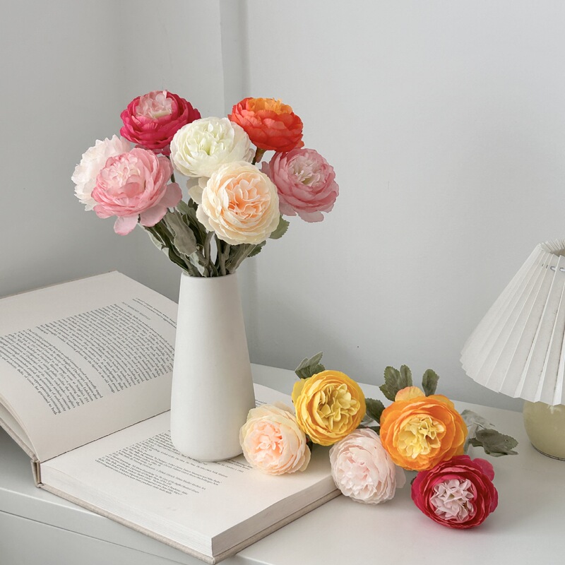Loulian artificial flower fake flower decoration bouquet living room table decorations floral ornaments foreign peony flower high-grade flower arrangement Loulian artificial flower fake flower decoration bouquet living room table decorations floral ornaments foreign peony flower high-grade flower arrangement