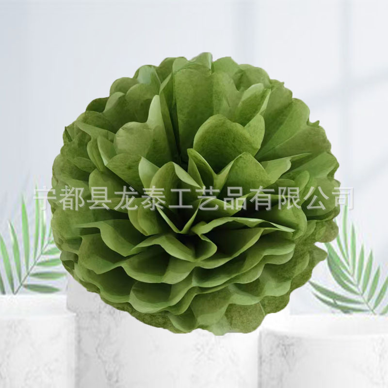 Boda de boda 4 pulgadas 10cm peonía bola de papel de flores decoración de fiesta de cumpleaños bola de flores 4 pulgadas Europa y América props de decoración image 50