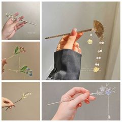 Ancient style tassel hairpin, high-end new Chinese style rocking hairpin, simple modern cheongsam, Hanfu hairpin headdress