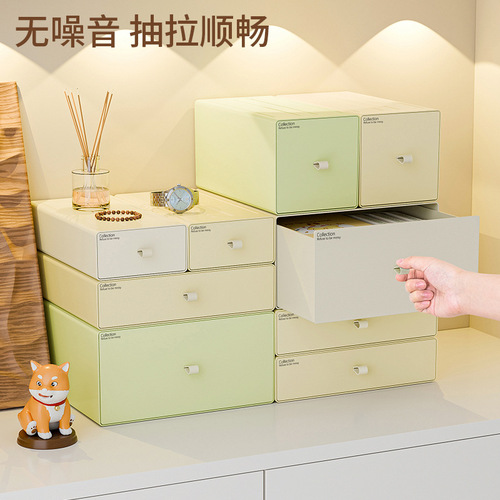 Cosmetic storage box, home desktop vanity, skincare products, lipstick organizer, storage rack, sorting box, drawer-style storage