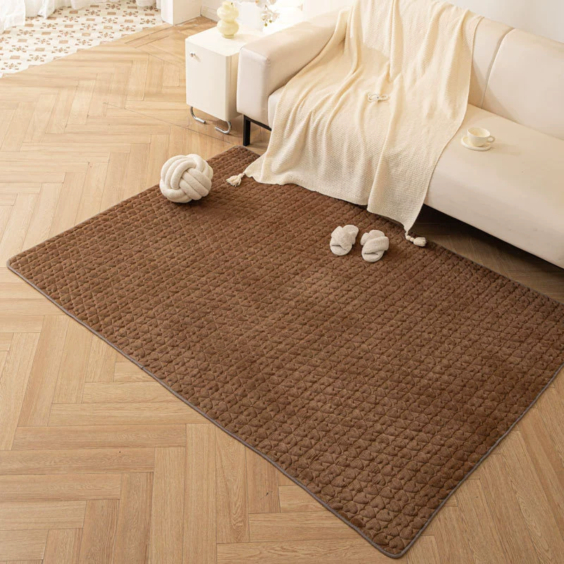 Трансграничный плюшевый ковер спальня прикроватное одеяло гостиная напольный коврик Детский утолщенный коврик для лазания простой домашний коврик из искусственного меха кролика