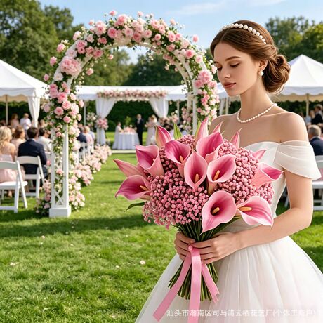 Artificial Tulips Cross-Border Platform Hot-Selling Mixed Artificial Flower Bouq
