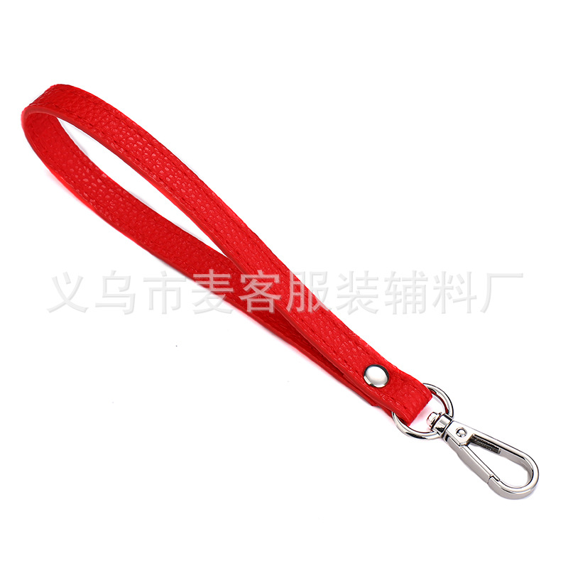 12 color wallet hand bag wrist strap key chain accessories 14g