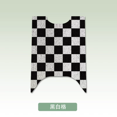 Foot Pad AM1200DT-16W Waterproof Non-slip | Electric vehicle foot mat - black-and-white-grid-emma-looking-up-at-a715