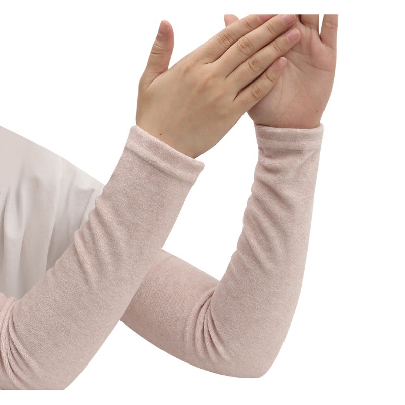 Factory direct air-conditioned room warm sleeve women's autumn and winter thickened anti-winter sleeve men's arm lengthened arm sleeve
