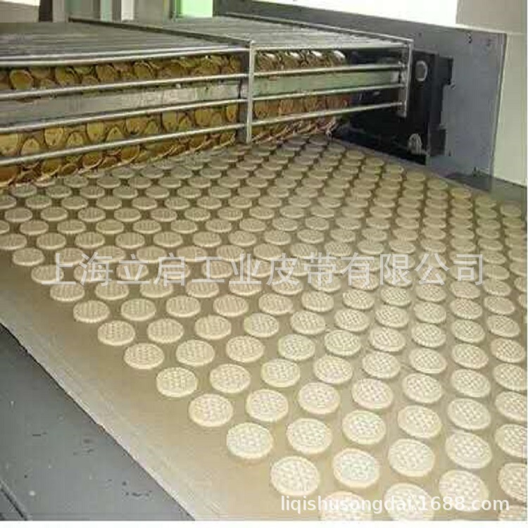 饼干机帆布输送带 食品级桃酥机帆布输送带  耐高温帆布输送带