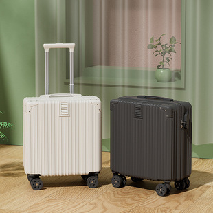 Lightweight Small Carry-On Luggage Suitcase 20inch Women's Password Travel Suitcase 18-Inch Universal Wheel Trolley Case