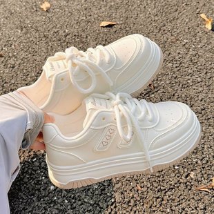 Cross-Border Large Size Summer New Breathable Casual Sports Shoes Thick-Soled Versatile Student Shoes Soft-Soled Non-Slip Running Shoes for Women
