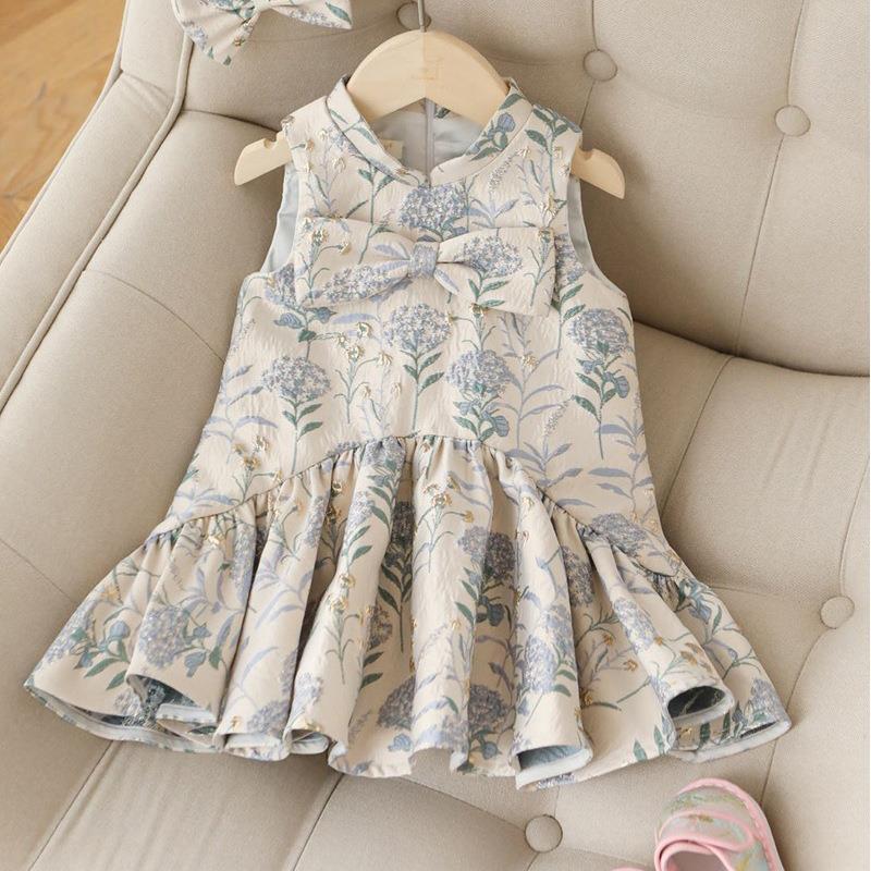 Girls' Cheongsam Spring 2026 New Chinese Style Traditional Dress Baby Fashionable First Birthday Dress Girls' Cheongsam Spring 2026 New Chinese Style Traditional Dress Baby Fashionable First Birthday Dress