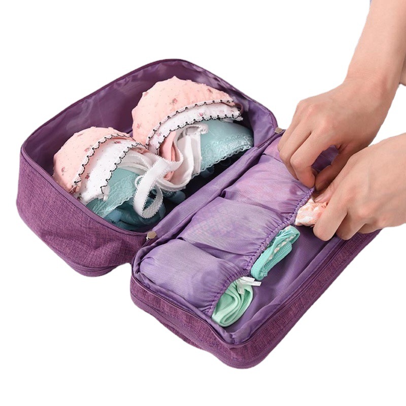 Bolsa organizadora de viaje para ropa interior, separados para sujetadores y bragas, gran capacidad, multifuncional, nueva llegada