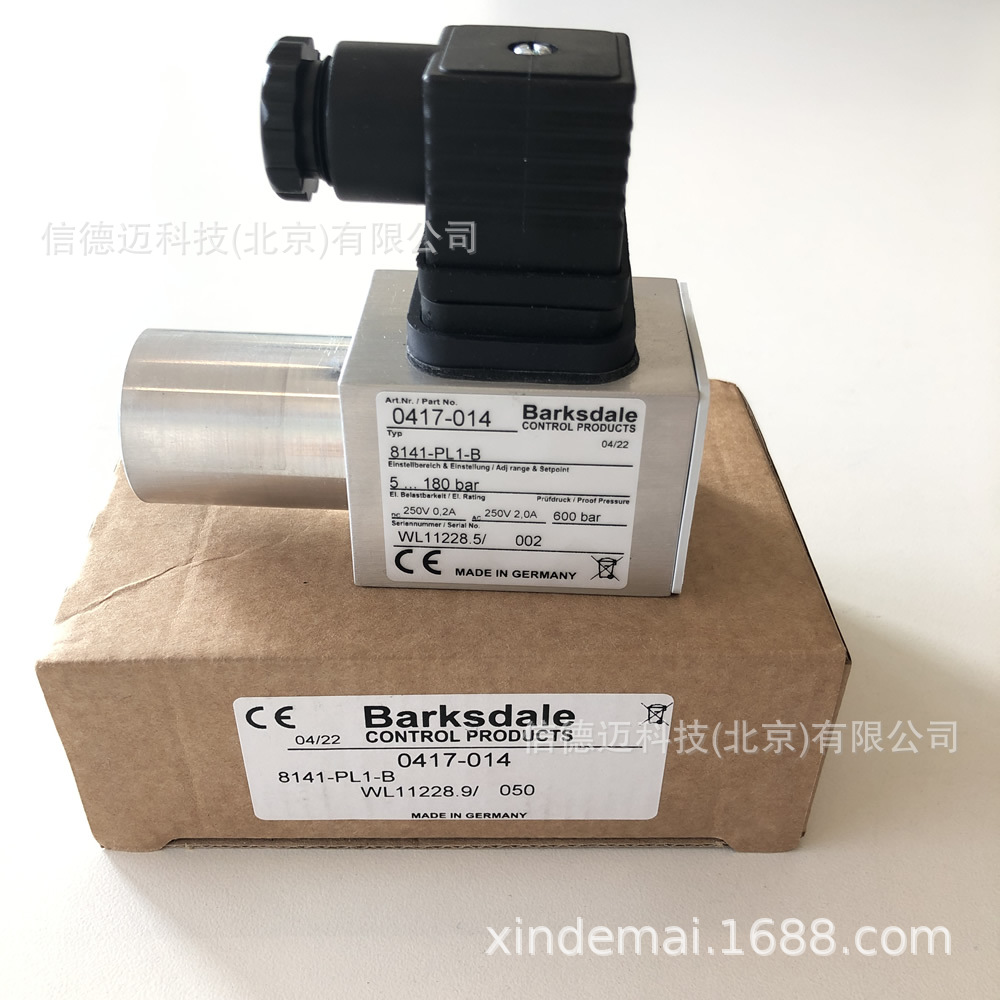 BARKSDALE 机械压力开关8141-PL1-B (0417-014)