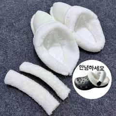 下駄プラスベルベットライナー冬暖かい靴カバー厚いソフトぬいぐるみカバー取り外し可能な綿カバー毛皮ライナー卸売