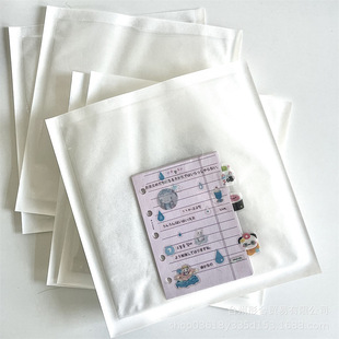 Ins Style Simple Joker White Transparent Film Paper Bag Star-chasing Card Packing Material Material Postcard Gift Bag
