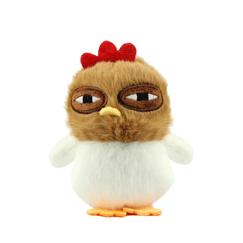 Lovely cute chick colgante juguetes de peluche Chickpea puesta de huevo muñeca bolsas colgantes llaveros muñecas