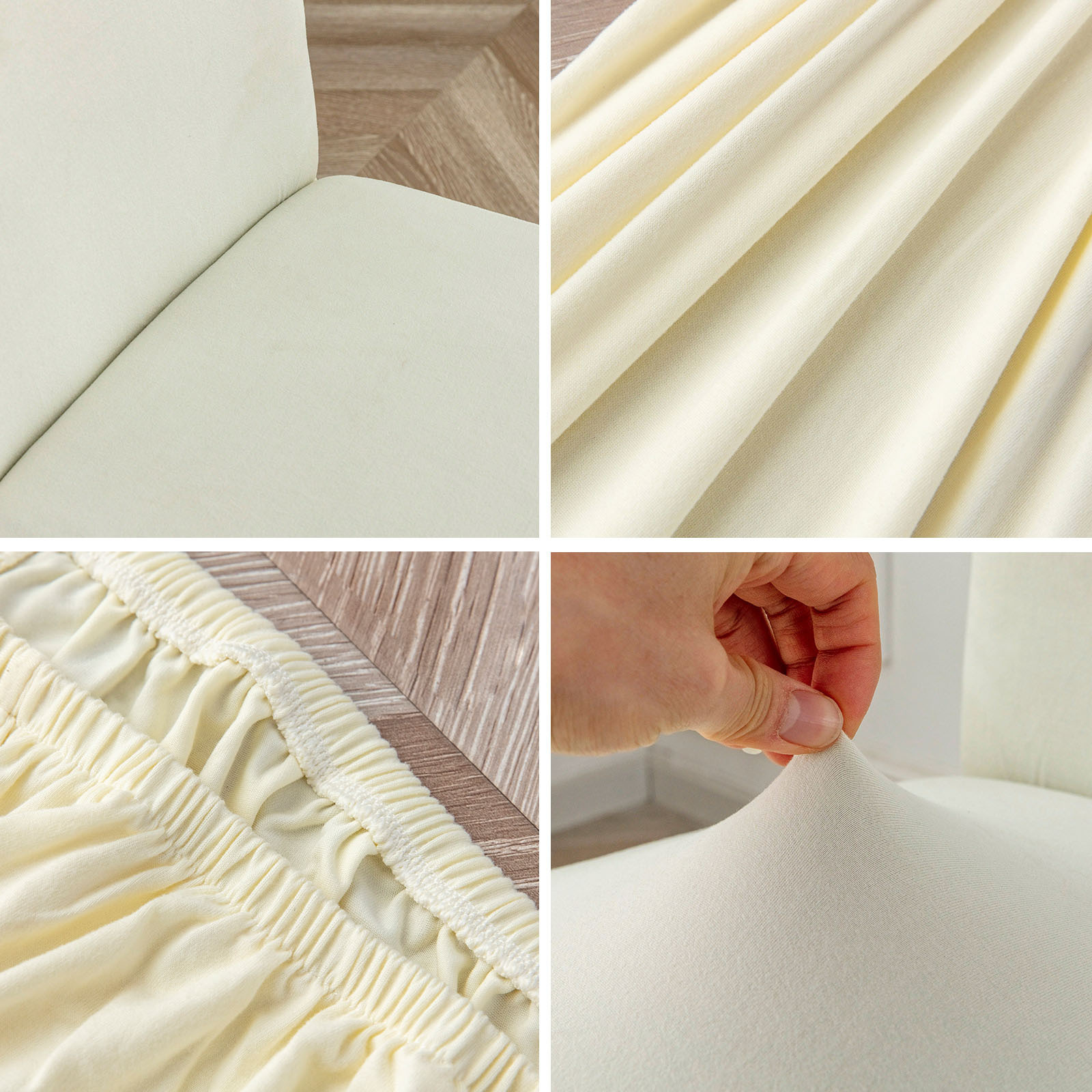 Milk silk elastic chair cover dust-proof and stain-resistant home chair protective cover manufacturer wholesale solid color chair cover
