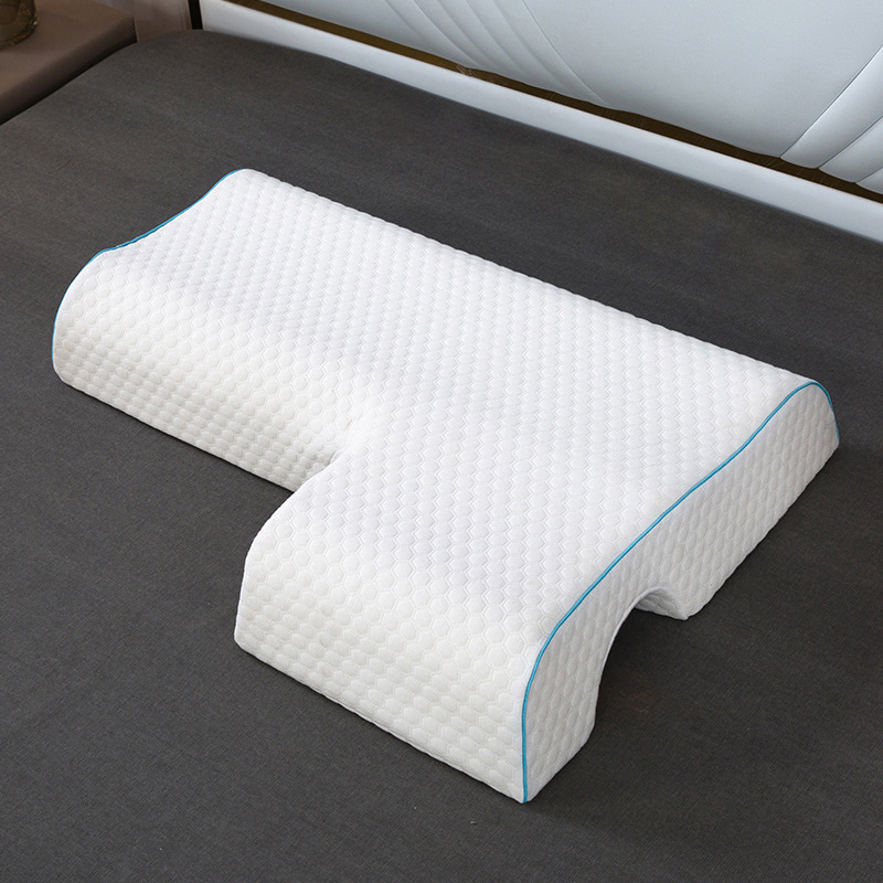 almohada de pierna de algodón de memoria en forma de corazón para mujeres embarazadas que levan piernas para dormir almohada de lado para dormir lentamente rebote amor pierna almohada especial para piernas