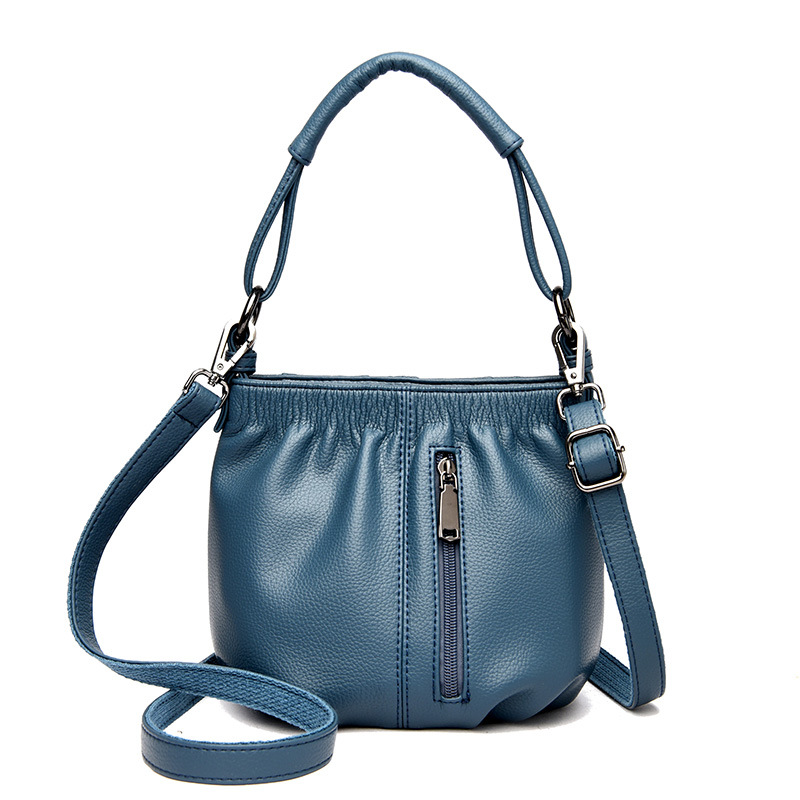 Handbag Women's Small Bag Summer 2024 New Bucket Bag Underarm Bag Casual Soft Leather Middle-aged Crossbody Bag_voghion.com