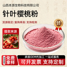 针叶樱桃粉 针叶樱桃果粉粉红色粉末水溶性果粉食品化妆品级原料