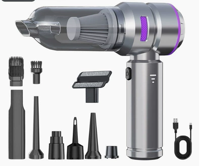 Tozsoranlar — Household High Power Dust Blower - chinese-color-box-packaging-high-suction-power-silver-purple