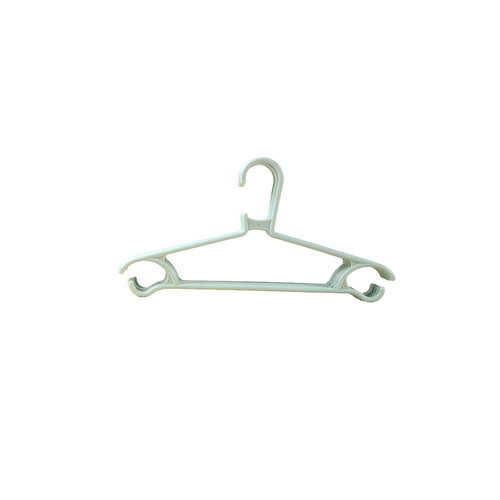 Tea Flower 07041T Portable Clothes Rack - Set of 5 Plastic Light Color Hanging Clothes Rack 42CM Plastic Clothes Hanger