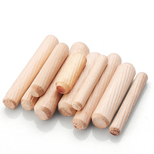3mm-15mm round mu Xiao cork stick twill Wood nail wedge furniture connector grain mu Xiao cork stick