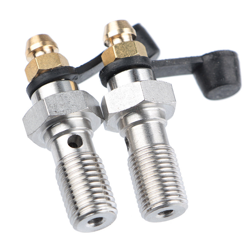 Stainless steel nozzle screw oil pipe steel throat deflation big abalone pump modified large and small radiation brake caliper sub-pump
