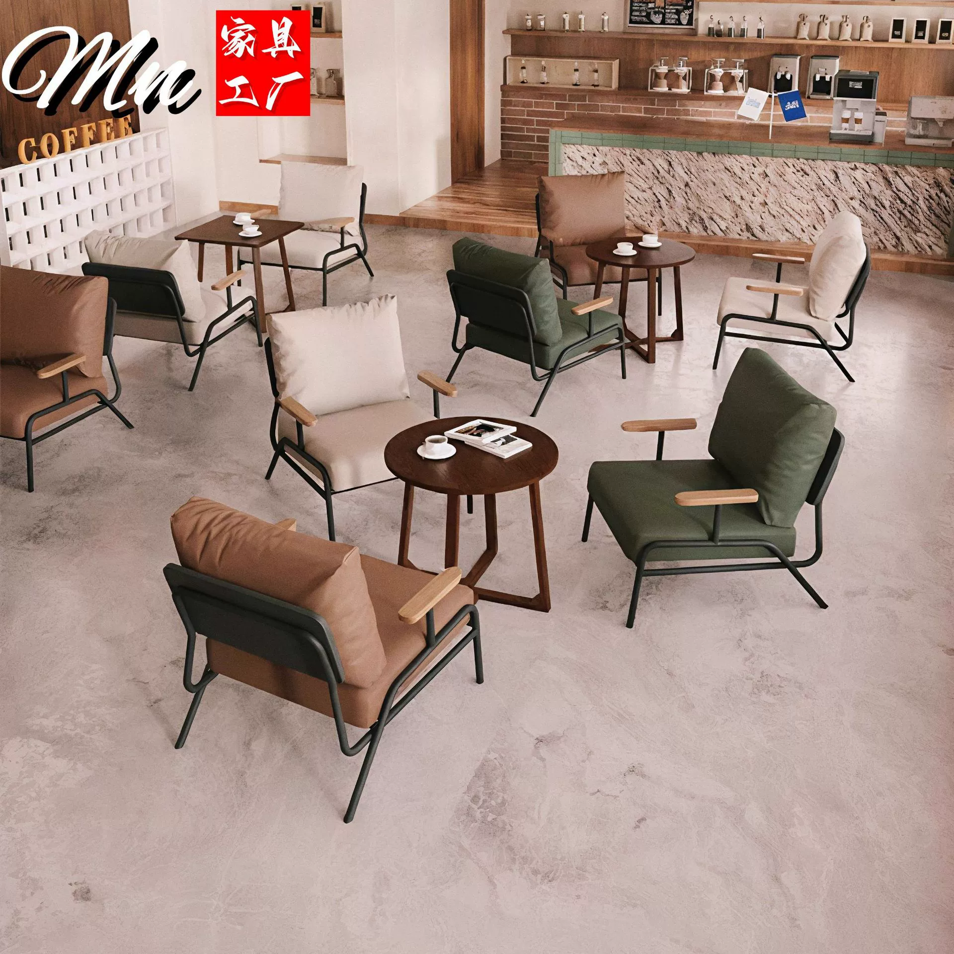 Легкий роскошный одиночный стул для отдыха, стол для приема и стул для переговоров, фотостудия, приемная, офисная зона отдыха, комбинация журнального столика и стула для отеля