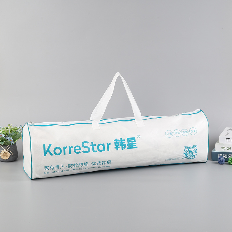 覆膜无纺袋手提袋无纺布袋拉链布袋折叠服装淋膜袋子可加印logo