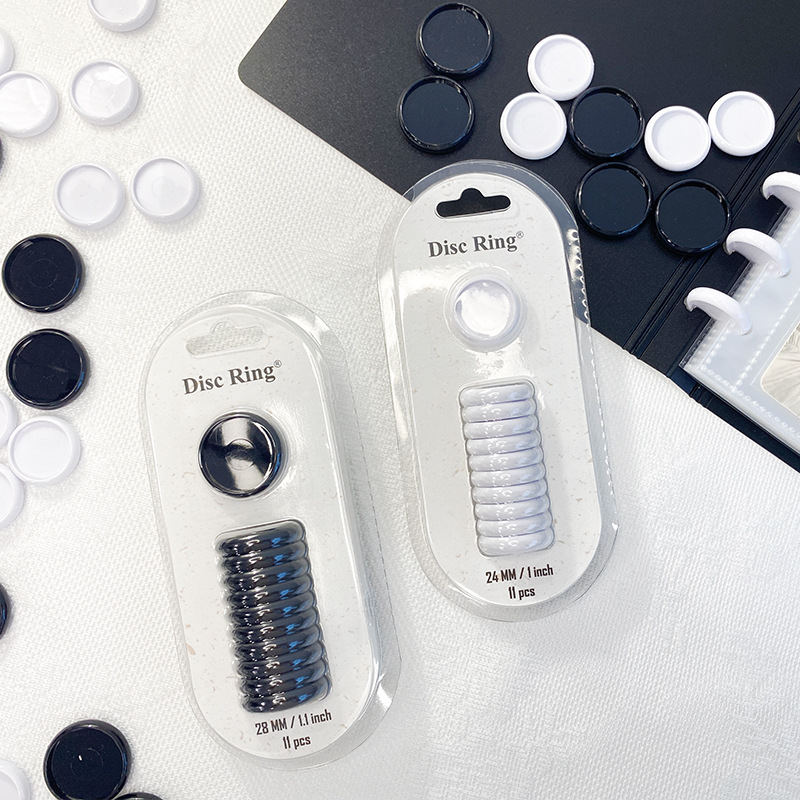 Anillos de disco y hebillas tipo seta para encuadernación, accesorios para cuadernos y álbumes DIY