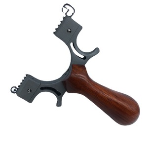 Stainless Steel Dragon Chasing Quick-pressing Slingshot Device Accurate Outdoor Elephant Slingshot Frame Flat Leather No-tie Lock Phoenix Short Slingshot