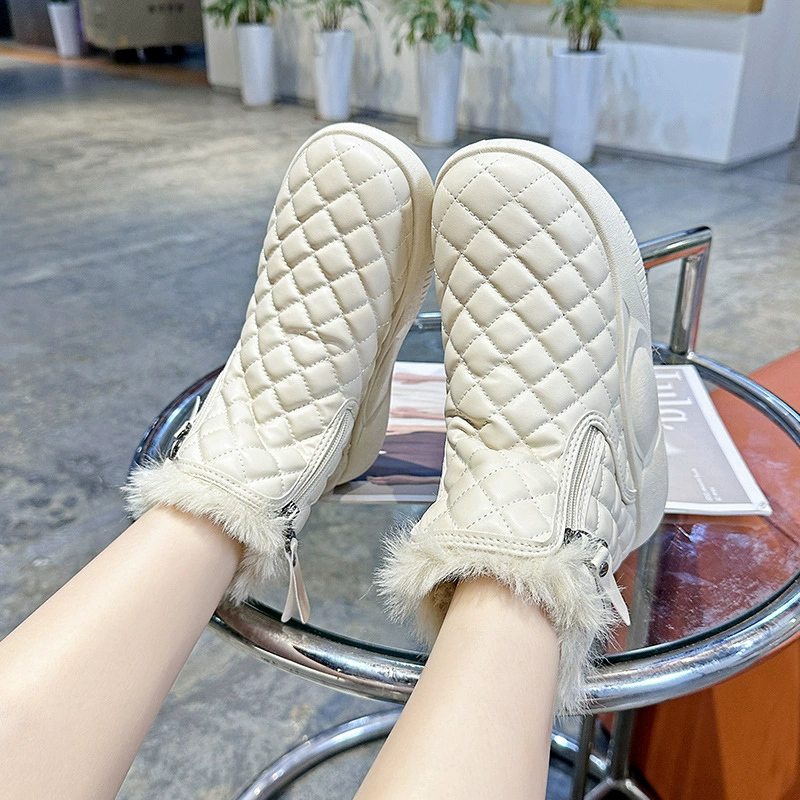 Boots, warm high non-slip shoes platform