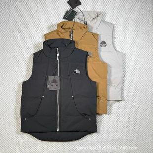 24Fw High Version Winter New Style Big Goose Scissors Cotton Vest for Men and Women, Warm and Cold-Resistant, Casual, Loose and Versatile