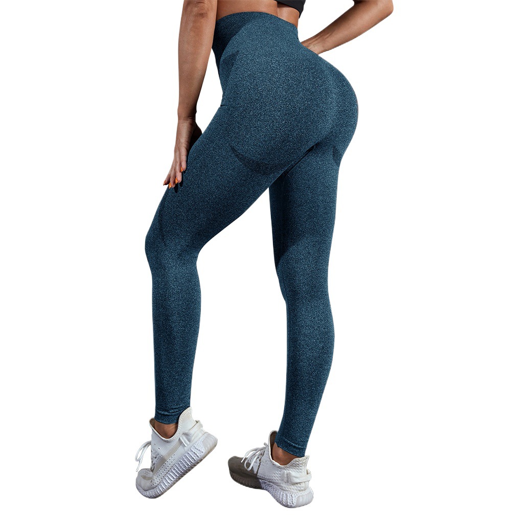 Peach Hip-lifting cintura alta vientre-contracción polainas para las mujeres Europa y América popular sin costuras apretado yoga Hip-lifting Pantalones deportes fitness Pantalones