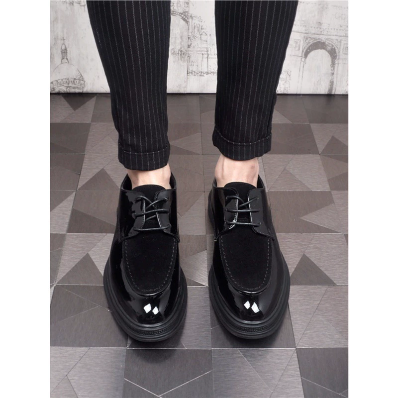 Британские острые деловые повседневные матовые кожаные туфли