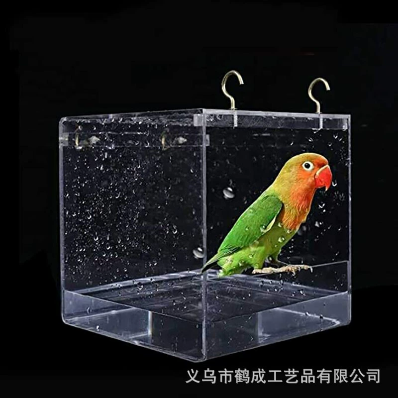 Тигровая кожа пион попугай ванна попугай поставки птичья ванна клетка для птиц ванна товары для домашних животных оптом