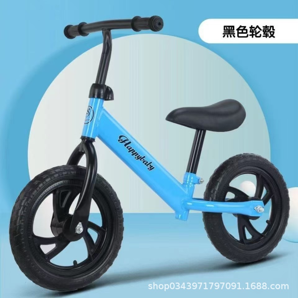 Bicicleta de Equilibrio Infantil 2 Ruedas de Acero al Carbono sin Pedales para Bebés