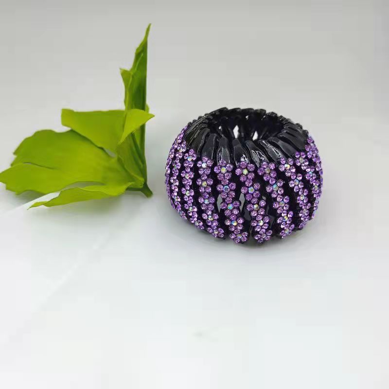 Nuevo Nido de Pájaro updo artefacto bola perezosa cabeza pelo anillo Cola de Caballo pelo clip danza rhinestone tocado accesorios para el cabello horquilla para las mujeres