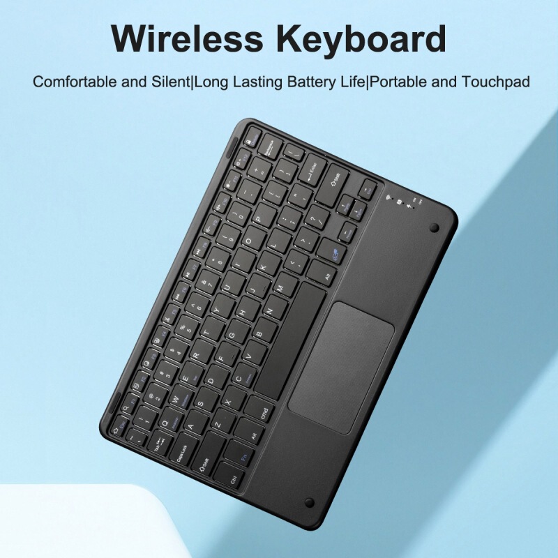 For Apple Tablet ipad Touch Keyboard with Touchpad Magnetic 10-inch Xiaomi Huawei Wireless Bluetooth Keyboard