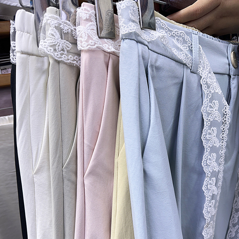 Lace spring design long skirt