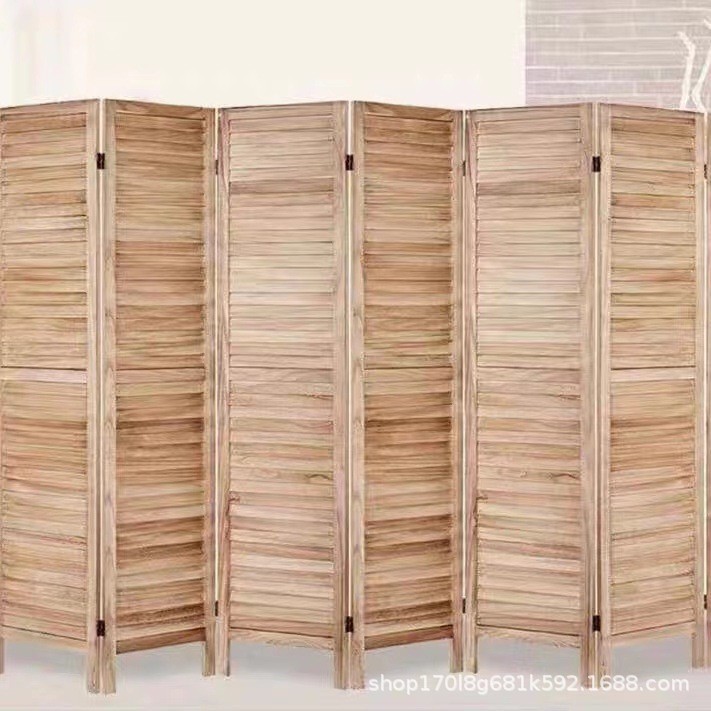 Biombo plegable estilo retro INS para apartamentos de alquiler, biombo plegable estilo europeo para entrada, sala de estar, mismo estilo que en Xiaohongshu.